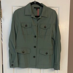Talbots Sage Green Utility Jacket